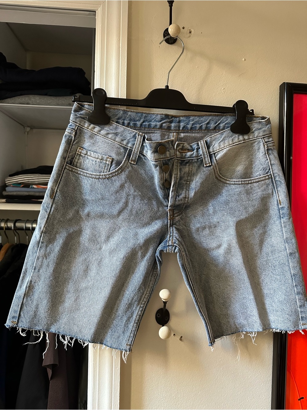 J Galt (Brandy Melville) Long Denim Shorts